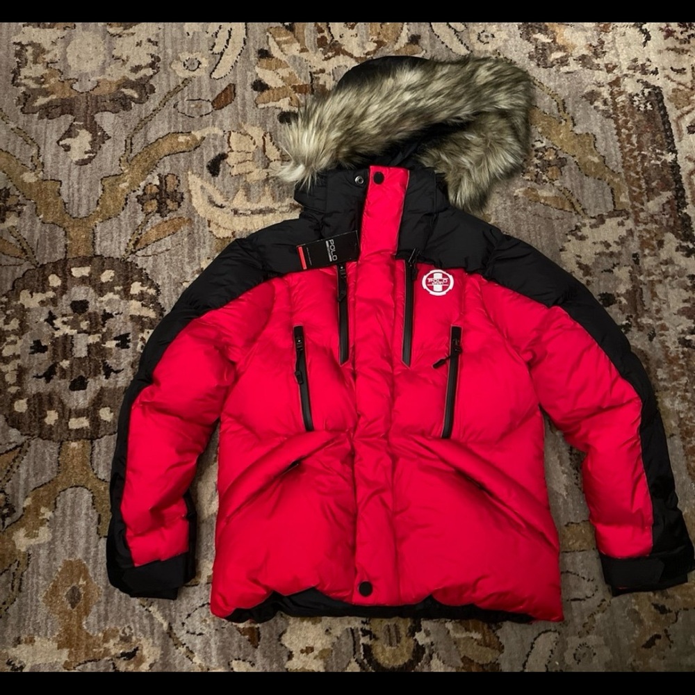Ralph Lauren Polo Sport Red and Black Jacket